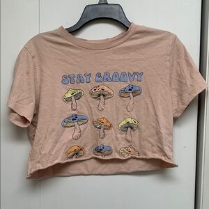 Stay Groovy Mushroom Graphic Tee
